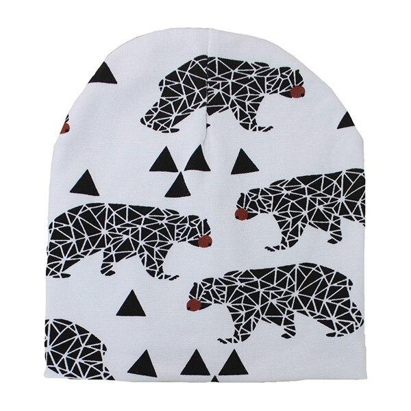 Baby Hat Scarf Knit Cotton Cartoon
