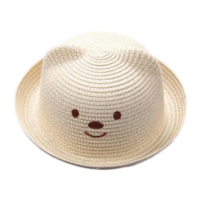 Straw Hat Kids Boy Girls Hat