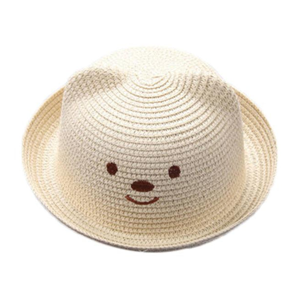 Straw Hat Kids Boy Girls Hat