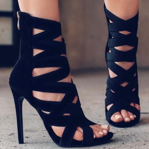 Strap Pumps Super High Heels