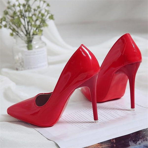 Patent Leather Dress High Heels