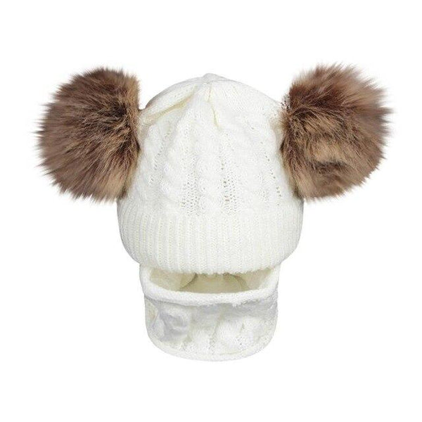 Children's Winter Hat With Pompom Kids
