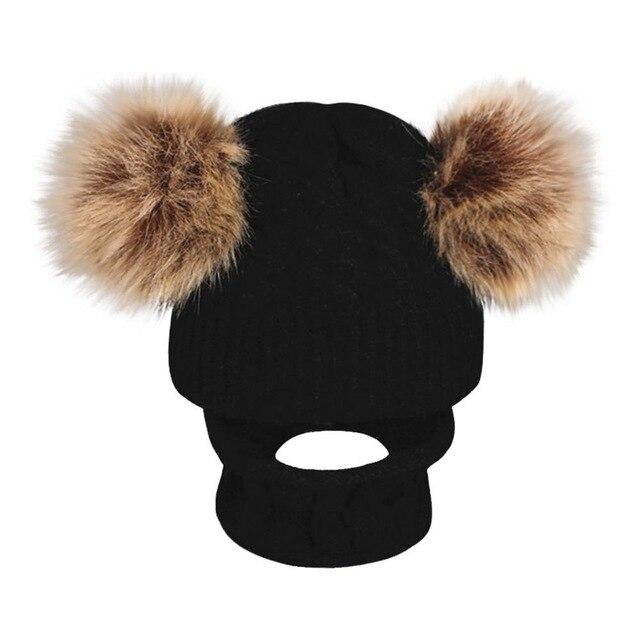 Children's Winter Hat With Pompom Kids