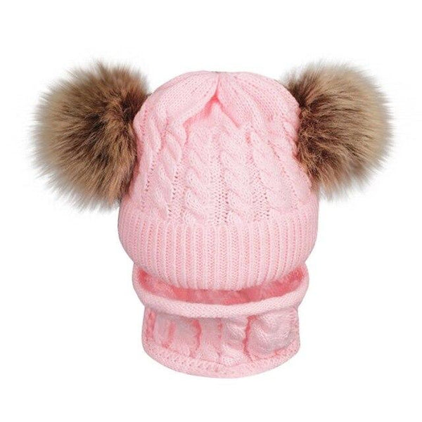 Children's Winter Hat With Pompom Kids