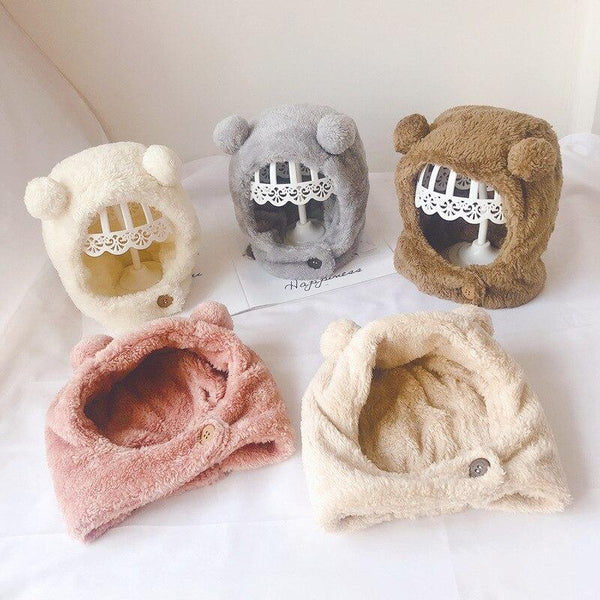 Baby Cartoon Cap Children's Plush Hat