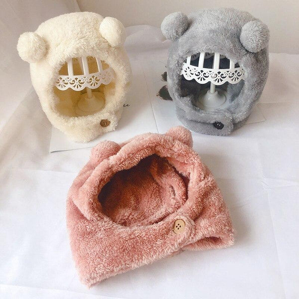 Baby Cartoon Cap Children's Plush Hat