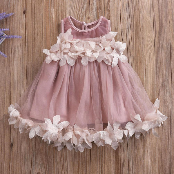 Tulle Petal Formal Party Dresses