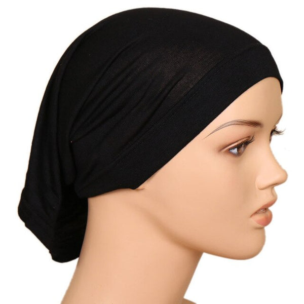 Luxury Drling Pearl Chiffon Head Scarf