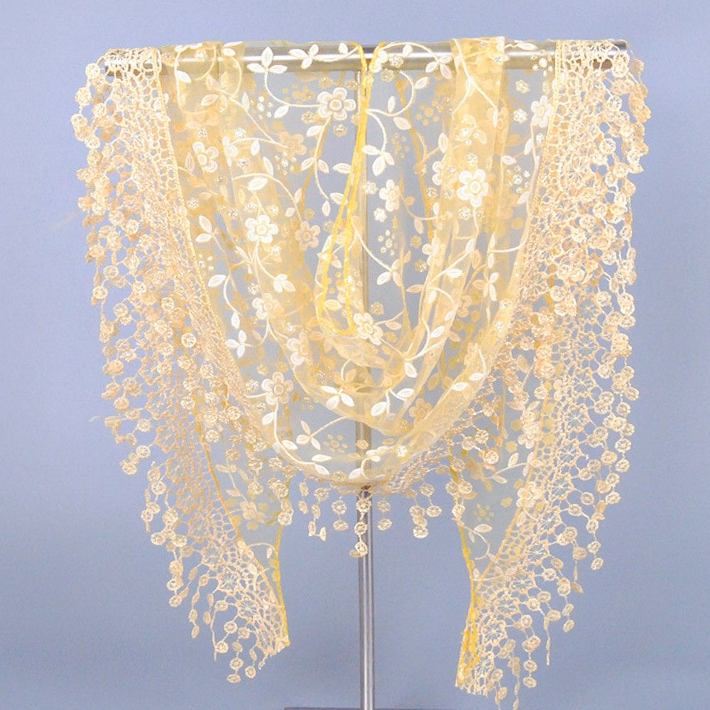 Fashion Women Triangular Lace Scarf
