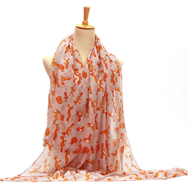 Long Soft Cotton Voile Scarf